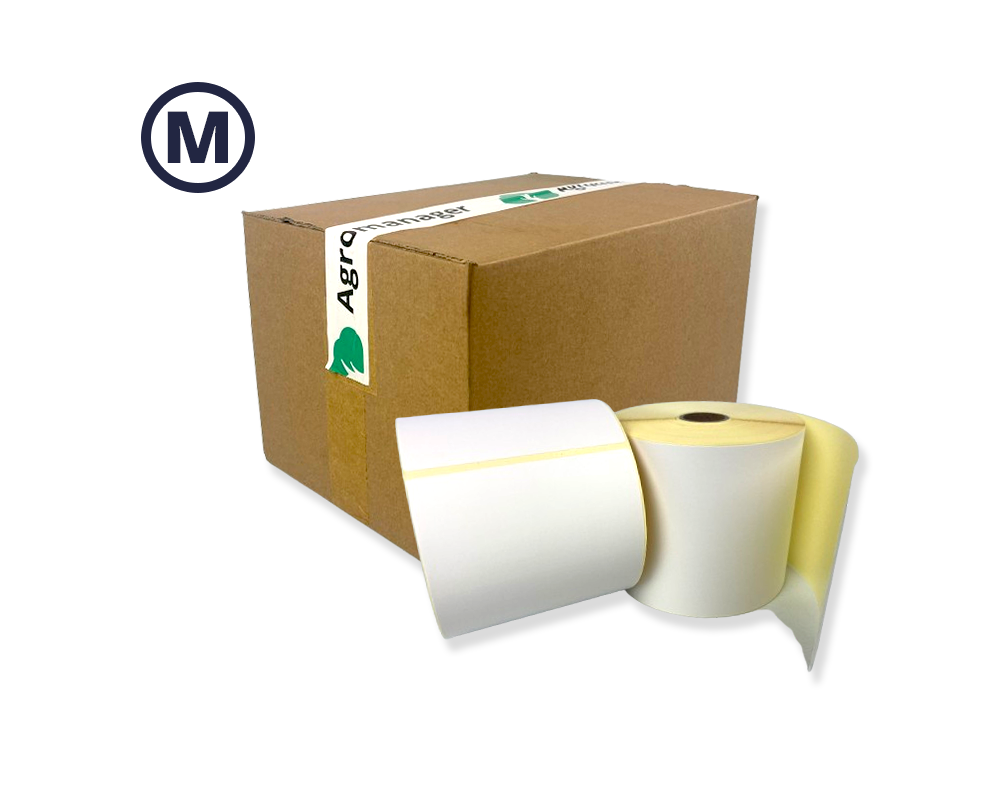 Pallet Label Blank - 102x150 (Medium adhesive)