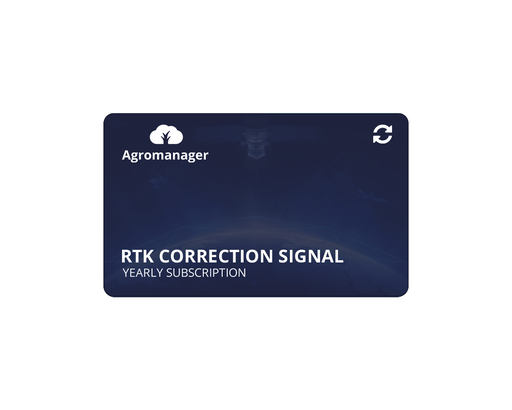 RTK Correctie signaal: Jaarlicentie (Excl. Simkaart) 