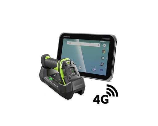 Set: Industriële Tablet met Scanner (Long range - Wifi/4G)