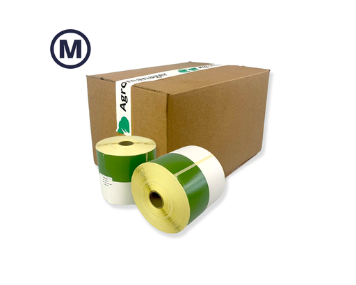 Bin label Green- 102x102 (Medium adhesive)