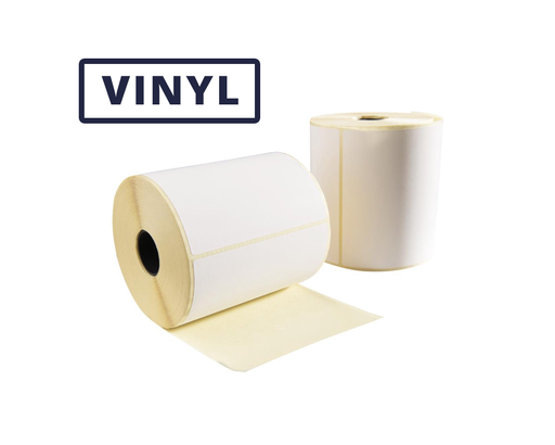 VRK Label VINYL blanco - 102x102 (Leichte Klebkraft)